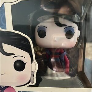 Funko Pop Figure with Red and Blue Outfit